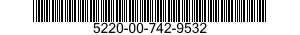5220-00-742-9532  5220007429532 007429532