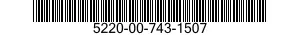 5220-00-743-1507  5220007431507 007431507
