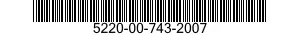 5220-00-743-2007  5220007432007 007432007
