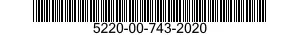5220-00-743-2020  5220007432020 007432020