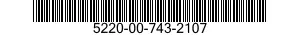 5220-00-743-2107  5220007432107 007432107