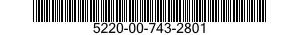 5220-00-743-2801  5220007432801 007432801