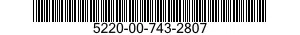 5220-00-743-2807  5220007432807 007432807