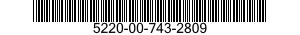 5220-00-743-2809  5220007432809 007432809