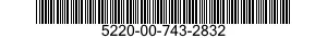 5220-00-743-2832  5220007432832 007432832