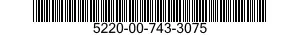 5220-00-743-3075  5220007433075 007433075