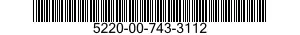 5220-00-743-3112  5220007433112 007433112