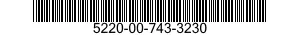 5220-00-743-3230  5220007433230 007433230