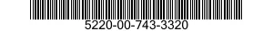 5220-00-743-3320  5220007433320 007433320