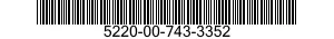 5220-00-743-3352  5220007433352 007433352