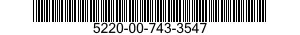 5220-00-743-3547  5220007433547 007433547