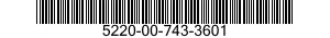 5220-00-743-3601  5220007433601 007433601