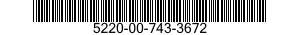5220-00-743-3672  5220007433672 007433672