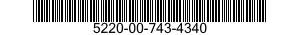 5220-00-743-4340  5220007434340 007434340