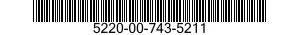 5220-00-743-5211  5220007435211 007435211