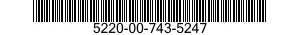 5220-00-743-5247  5220007435247 007435247