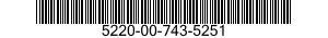 5220-00-743-5251  5220007435251 007435251
