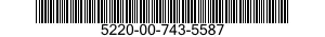 5220-00-743-5587  5220007435587 007435587