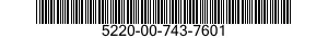5220-00-743-7601  5220007437601 007437601