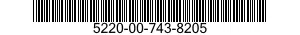 5220-00-743-8205  5220007438205 007438205