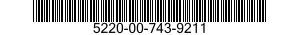 5220-00-743-9211  5220007439211 007439211