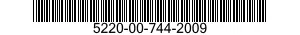 5220-00-744-2009  5220007442009 007442009