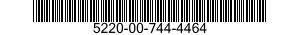 5220-00-744-4464  5220007444464 007444464