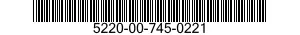 5220-00-745-0221  5220007450221 007450221