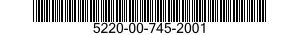 5220-00-745-2001  5220007452001 007452001