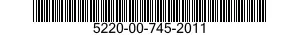 5220-00-745-2011  5220007452011 007452011