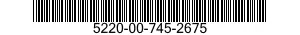 5220-00-745-2675  5220007452675 007452675