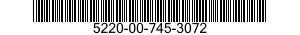 5220-00-745-3072  5220007453072 007453072