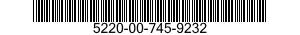 5220-00-745-9232  5220007459232 007459232