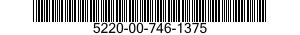 5220-00-746-1375  5220007461375 007461375