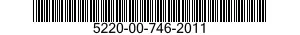 5220-00-746-2011  5220007462011 007462011