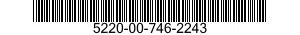 5220-00-746-2243  5220007462243 007462243