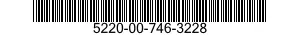 5220-00-746-3228  5220007463228 007463228