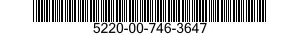 5220-00-746-3647  5220007463647 007463647