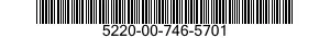 5220-00-746-5701  5220007465701 007465701