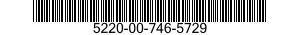 5220-00-746-5729  5220007465729 007465729