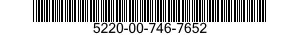 5220-00-746-7652  5220007467652 007467652