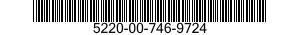5220-00-746-9724  5220007469724 007469724