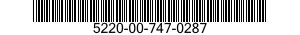 5220-00-747-0287  5220007470287 007470287