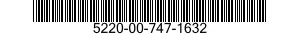 5220-00-747-1632  5220007471632 007471632