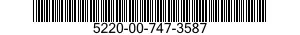 5220-00-747-3587  5220007473587 007473587
