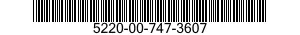 5220-00-747-3607  5220007473607 007473607