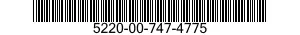 5220-00-747-4775  5220007474775 007474775