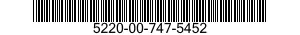 5220-00-747-5452  5220007475452 007475452