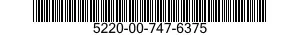 5220-00-747-6375  5220007476375 007476375