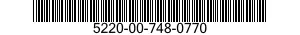 5220-00-748-0770  5220007480770 007480770